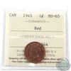 Image 1 : 1-cent 1945 ICCS Certified MS-65. Tied for finest known by ICCS. A tough year for mint state red pen