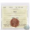 Image 1 : 1-cent 1959 ICCS Certified MS-66 Red. Tied for the finest known by ICCS.