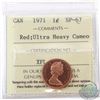 Image 1 : 1-cent 1971 ICCS Certified SP-67 Red Ultra Heavy Cameo
