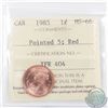 Image 1 : 1-cent 1985 Point 5 ICCS Certified MS-66. Tied for Finest known by ICCS.