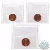 Image 2 : 1-cent 1992, 1993 & 1994 ICCS Certified MS-66 Red. 3pcs
