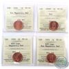 Image 1 : 1-cent 2006P, 2006 Non-Magnetic, 2006 Non-Magnetic RCM Logo & 2006 Magnetic RCM Logo ICCS Certified 