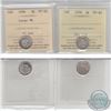 Image 1 : 5-cent 1896 Large 96 ICCS Certified VF-30 & 1898 VF-20. 2pcs