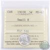 Image 1 : 5-cent 1903H Small H ICCS Certified MS-62