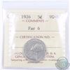 Image 1 : 5-cent 1926 Far 6 ICCS Certified VG-8