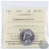 Image 1 : 5-cent 1951 Commemorative ICCS Certified MS-65.