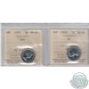 Image 1 : 5-cent 1953 SF & 1953 NSF ICCS Certified MS-65. 2pcs