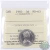 Image 1 : 5-cent 1985 ICCS Certified MS-65