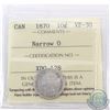 Image 1 : 10-cent 1870 Narrow 0 ICCS Certified VF-30