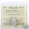 Image 1 : 10-cent 1909 Broad Leaves ICCS Certified MS-60