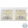 Image 1 : 10-cent 1945 & 1946 ICCS Certified MS-64. 2pcs