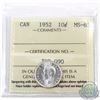 Image 1 : 10-cent 1952 ICCS Certified MS-65