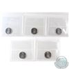 Image 2 : 10-cent 2006P, 2007 Straight 7, 2008, 2011 & 2012 ICCS Certified MS-66. 5pcs