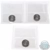 Image 2 : 10-cent 2014, 2015 & 2016 ICCS Certified MS-67. 3pcs