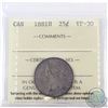 Image 1 : 25-cent 1881H ICCS Certified VF-30