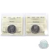 Image 1 : 25-cent 2007 Hockey & 2007 Biathlon both ICCS Certified MS-67. 2pcs