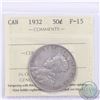 Image 1 : 50-cent 1932 ICCS Certified F-15 *KEY DATE*