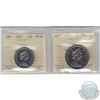 Image 1 : 50-cent & Nickel $1 1970 both ICCS Certified SP-66 Cameo. Special Limited issue for prime Minister P