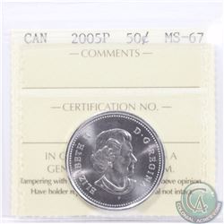 50-cent 2005P ICCS Certified MS-67. Tied for the finest known