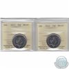 Image 1 : 50-cent 2015 & 2016 ICCS Certified MS-67. 2pcs