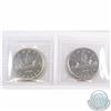 Image 2 : Silver $1 1946 & 1946 SWL ICCS Certified AU-50. 2pcs