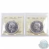 Image 1 : Silver $1 1950 & 1950 SWL ICCS Certified MS-63. 2pcs