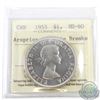 Image 1 : Silver $1 1955 Arnprior with Die Breaks ICCS Certified MS-60