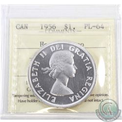 Silver $1 1956 ICCS Certified PL-64 Heavy Cameo