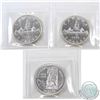 Image 2 : Silver $1 1956, 1957 & 1958 ICCS Certified MS-63. 3pcs
