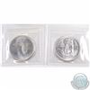 Image 2 : Silver $1 1958 & 1967 ICCS Certified MS-64. 2pcs