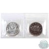 Image 2 : Silver $1 1960 Heavy Cameo Light Rim toning & 1962 Cameo Beautiful Burnt Orange toning with a hint o