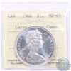 Image 1 : Silver $1 1966 Large Beads ICCS Certified MS-65 Cameo