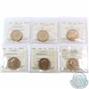 Image 1 : Loon $ 1987, 1990, 1992 Confederation, 1994, 1994 Remembrance & 1995 Peacekeeping ICCS Certified MS-