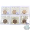 Image 1 : Loon $1 1996, 1998 Numismatic BU, 1999 Numismatic BU, 2000 Numismatic BU, 2004 Olympic Loon & 2005 T
