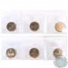 Image 2 : Loon $1 1996, 1998 Numismatic BU, 1999 Numismatic BU, 2000 Numismatic BU, 2004 Olympic Loon & 2005 T