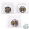 Image 2 : $2 1998, 1999 Nunavut & 2000 Knowledge ICCS Certified MS-66. 3pcs