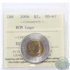 Image 1 : $2 2006 RCM Logo ICCS Certified MS-67