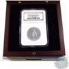 Image 1 : 50-cent 1967 Double Struck Rotated in Collar NGC Certified MS-63. Coin comes in Beautiful Wooden Dis