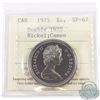 Image 1 : Nickel $1 1975 'Double 1975' ICCS Certified SP-67. Doubling throughout the reverse