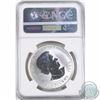 Image 2 : Error: $5 1oz Silver Maple Leaf 'Vancouver Olympics' Rotated Dies NGC Certified MS-66. The coin is r