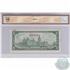 Image 2 : BC-45aS. 1967 Bank of Canada Commemorative Specimen $1, Beattie-Rasminsky, Specimen #302, BCS Certif