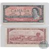 Image 1 : BC-38bA. 1954 Bank of Canada Error Replacement $2, Beattie-Rasminsky, S/N: *A/B0157253 in Very Fine 