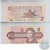 Image 1 : BC-55bA. 1986 Bank of Canada Replacement $2, Thiessen-Crow, ARX Below 1.34M, S/N: ARX1332457 in AU-U