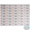 Image 1 : Uncut sheet of 40 x 1986 $2.00 notes, 5 x 8 format with BBU prefix. The sheet is in AU-UNC Condition