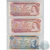 Image 1 : Group Lot of Three Multicoloured $2 and $5 series 3/4 digit RADAR notes, S/N: RA4576754, AGD9906099,