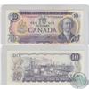 Image 1 : BC-49d. 1971 Bank of Canada $10, Crow-Bouey, 2 digit RADAR, S/N: ETT5558555 in AU-UNC Condition.