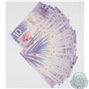 Image 1 : BC-63a. Run of 37 Consecutive 2001 Bank of Canada $10, Knight-Thiessen, S/N: FDW1046005-41 all in UN
