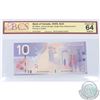 Image 1 : BC-68aA. 2005 Bank of Canada Single Note Replacement $10, Jenkins-Dodge, BTF(8.359M-8.360M), S/N: BT