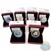 Image 1 : RCM Issue: Complete 2016 Canada Big Coin Series 5 oz. Fine Silver 6-coin Set With Official RCM Displ