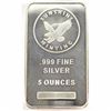 Image 1 : 5 oz .999 Fine Silver Sunshine Mint bar (TAX Exempt)
